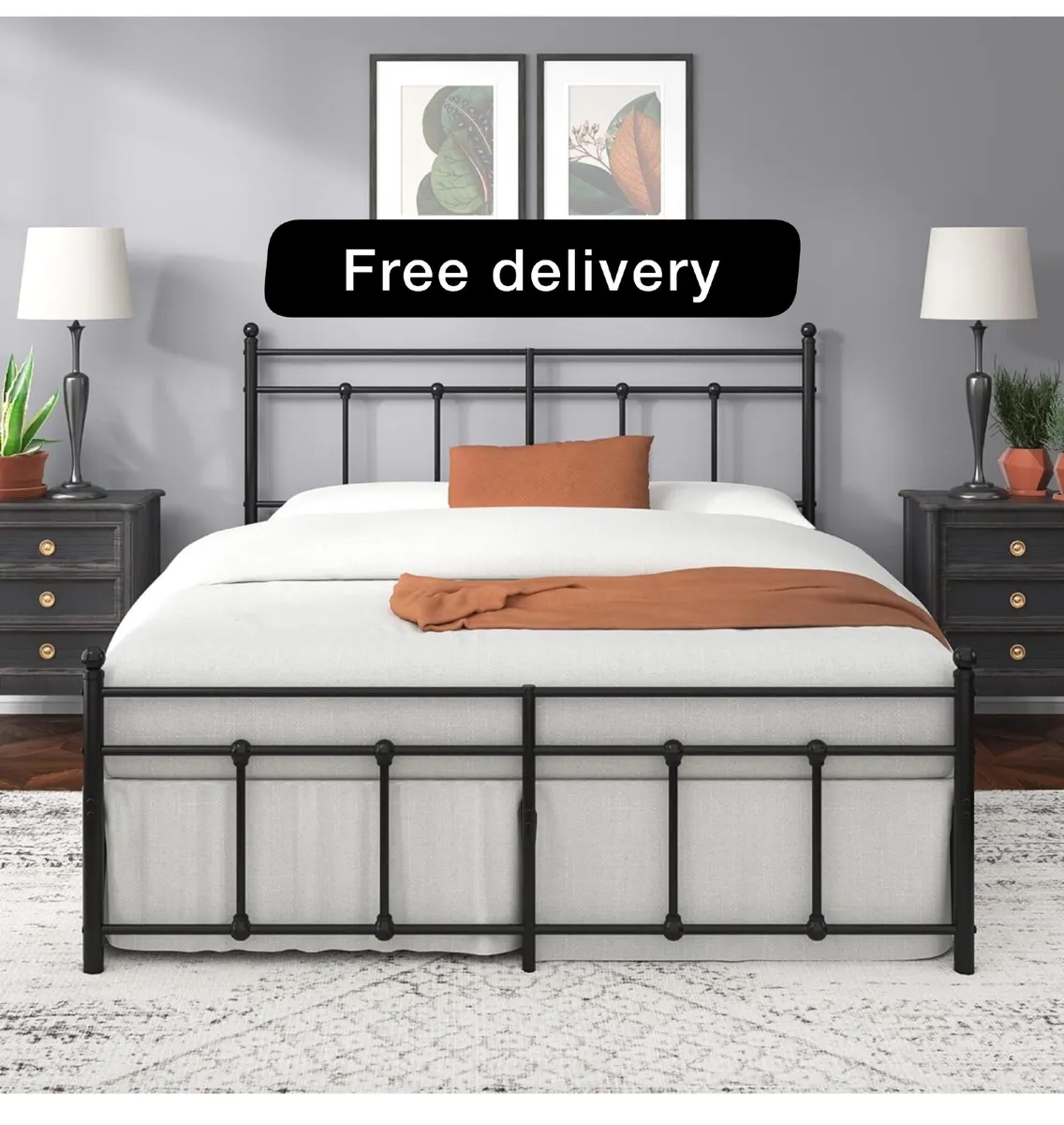 Super King Bed Frame - Bed 180x200 cm - Image 1