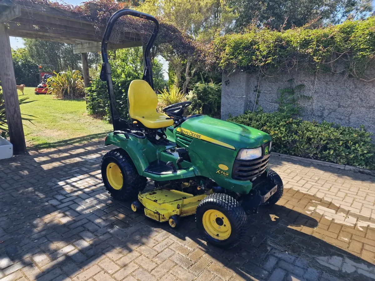 John Deere 24hp tractor ride on mower lawnmower - Image 2