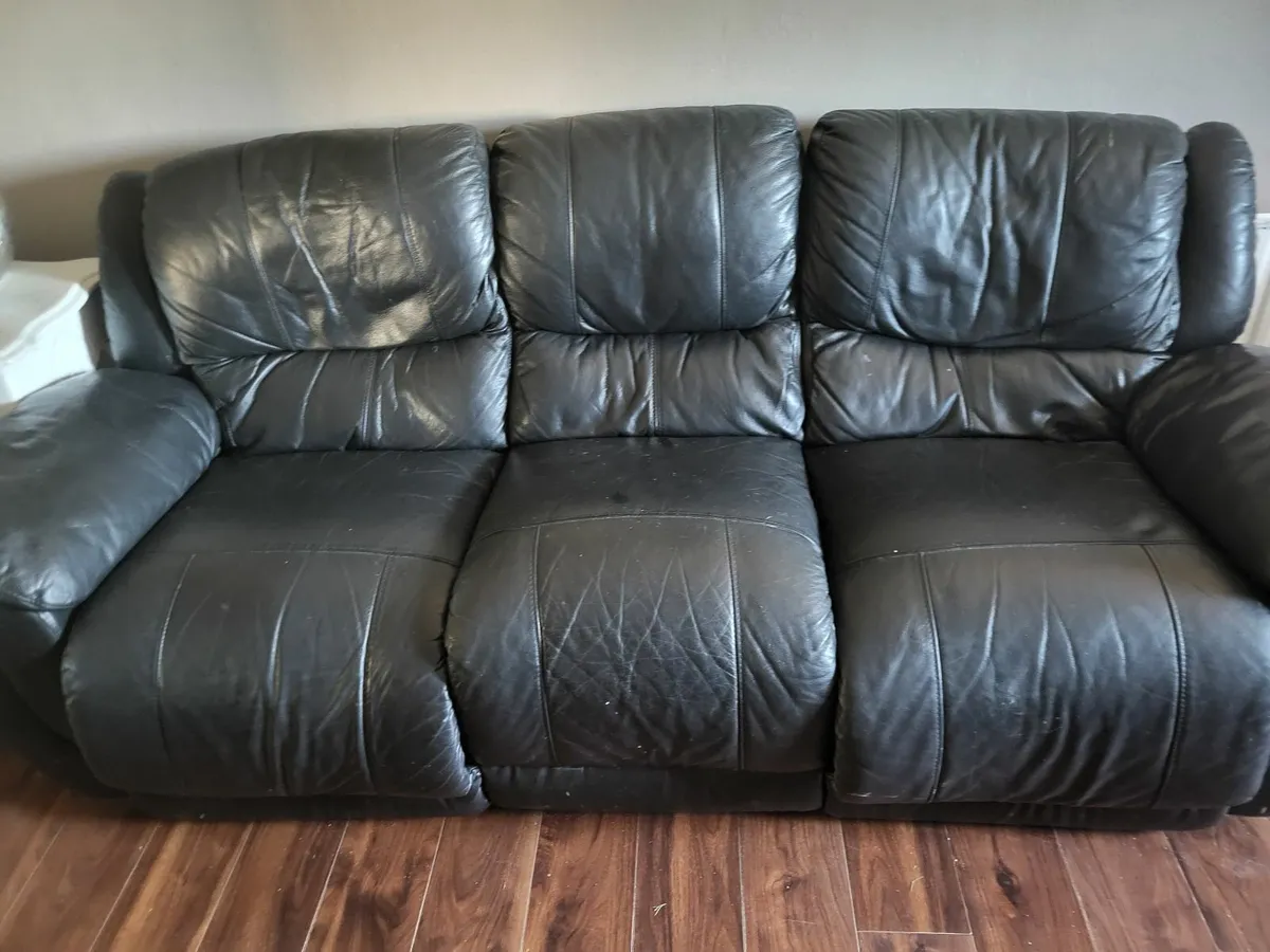 Leather sofa