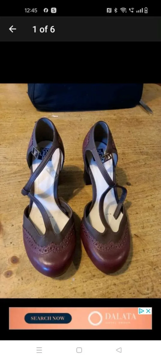 Ladies DEBENHAMS brown shoes, like new. - Image 1