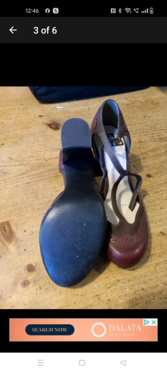 Ladies DEBENHAMS brown shoes, like new. - Image 3