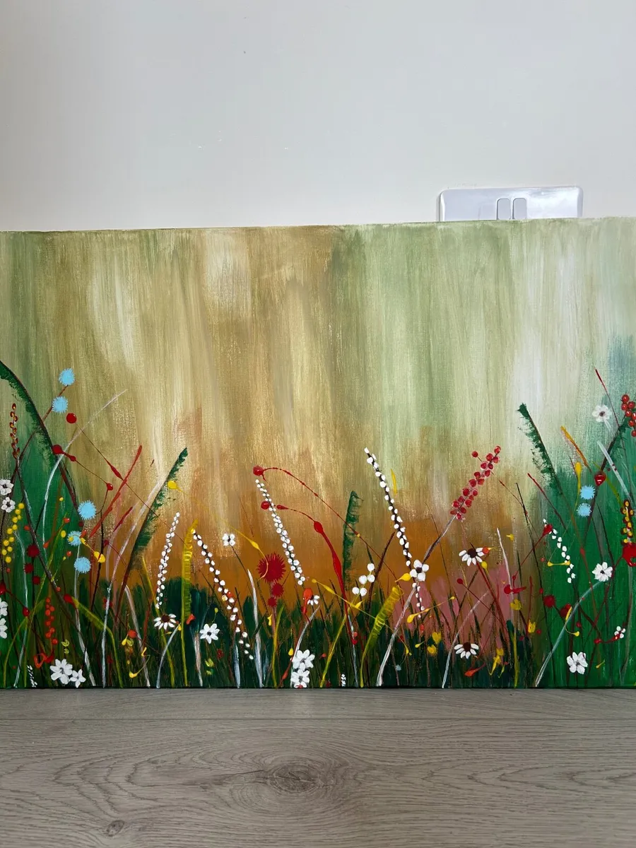 Serenity in meadows painting - Image 2