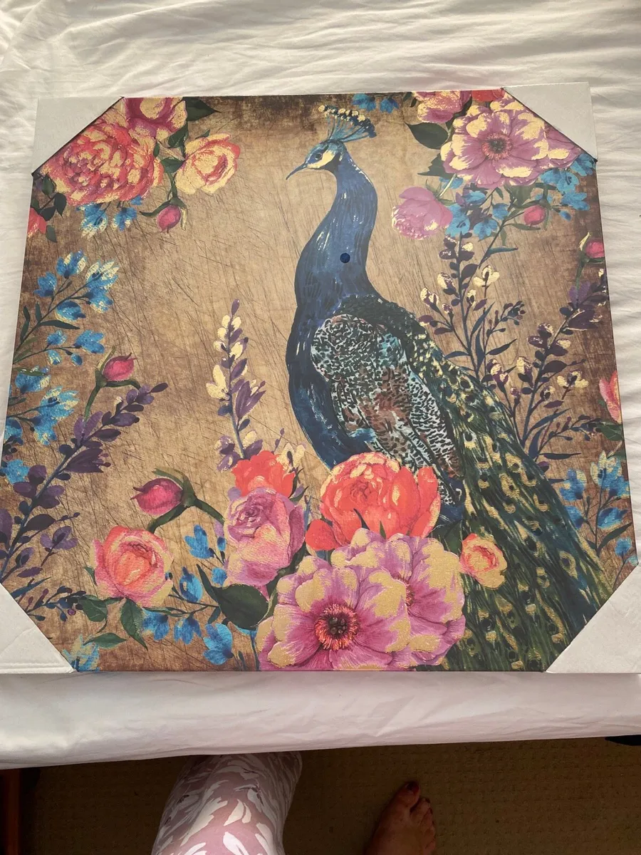 Peacock wall canvas - Image 1