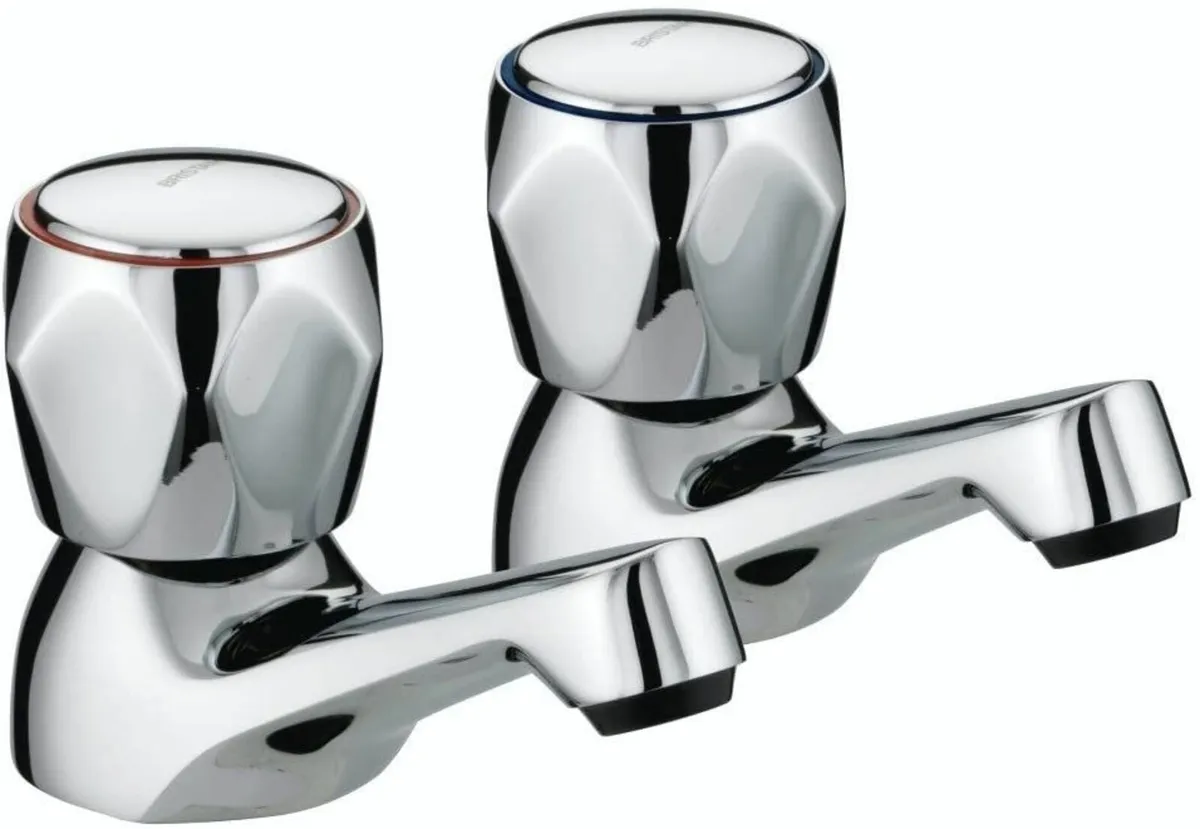 Brand new in the box Bristan club bath taps with m - Image 1