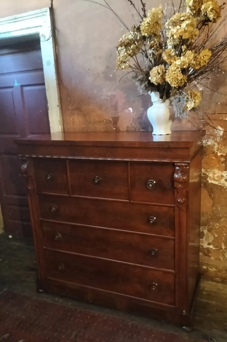 Victorian mahogany Chest of Drawers - Image 1