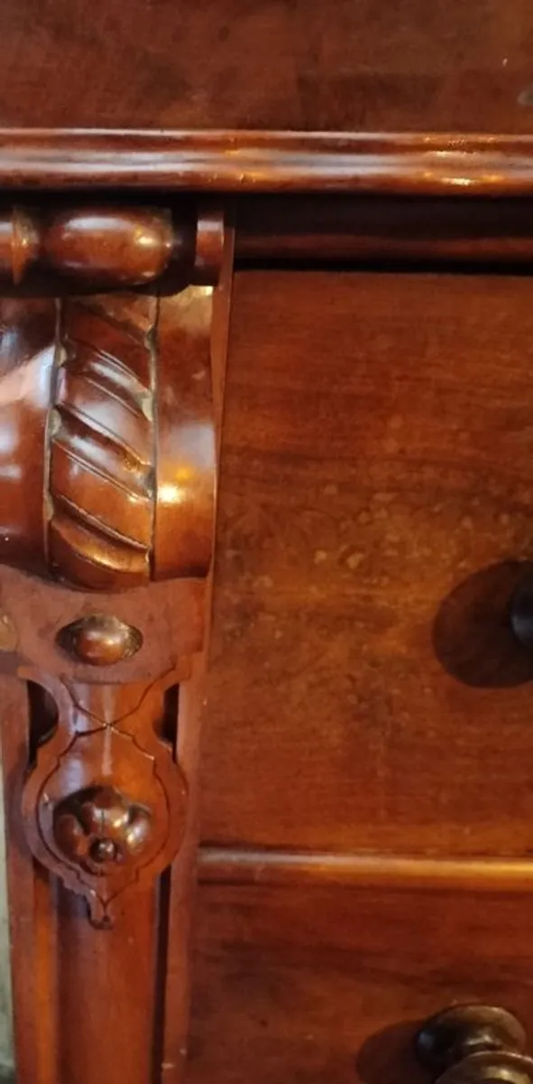 Victorian mahogany Chest of Drawers - Image 4