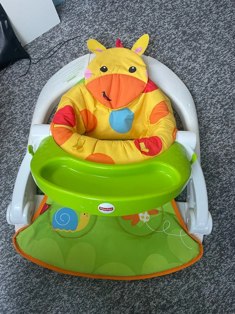 Fisher Price Sit me up Giraffe tray chair - Image 2