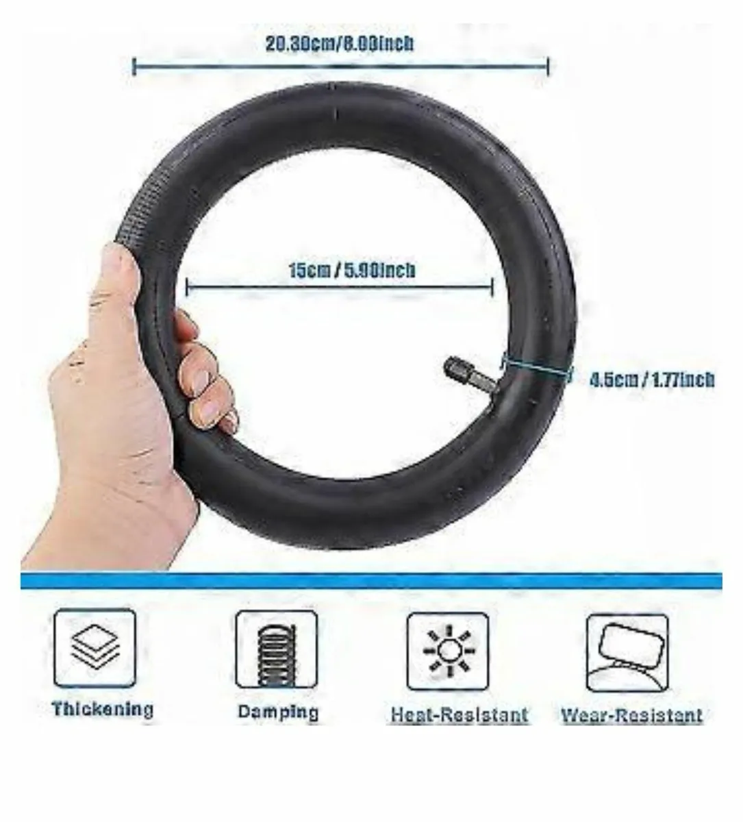 Brand New Original scooter tire+tube set 8.5inch - Image 4