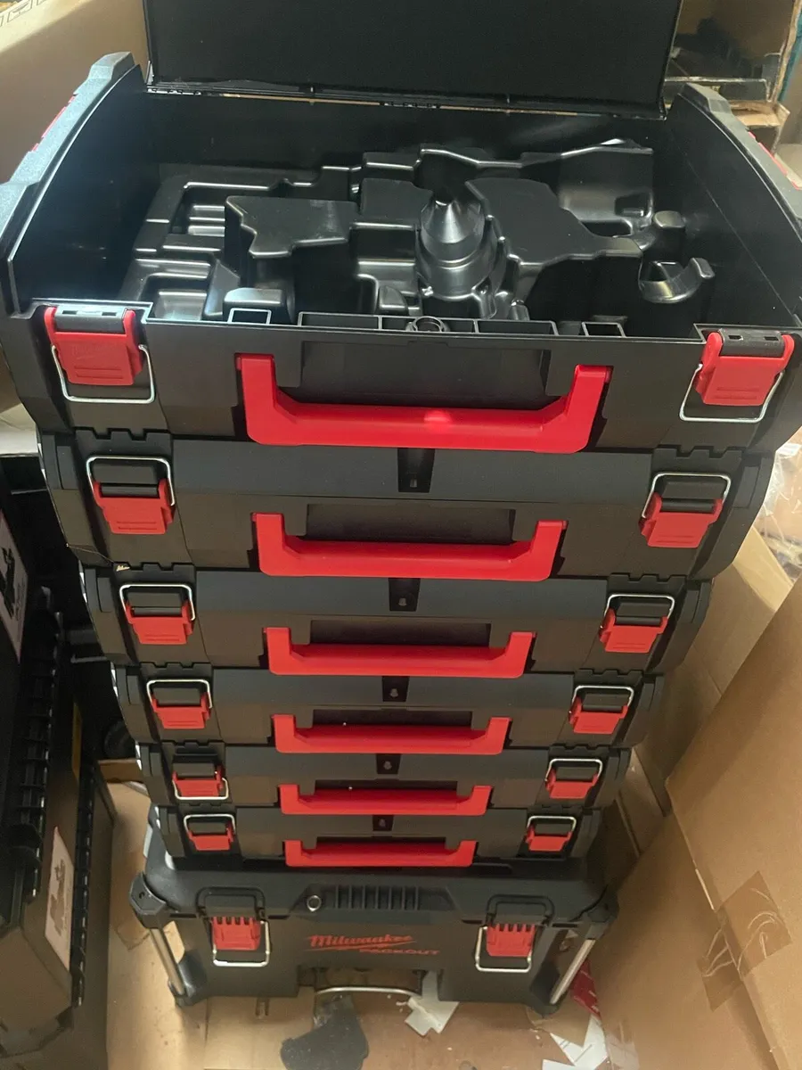 Milwaukee Fuel Stacking cases 15 each - Image 4