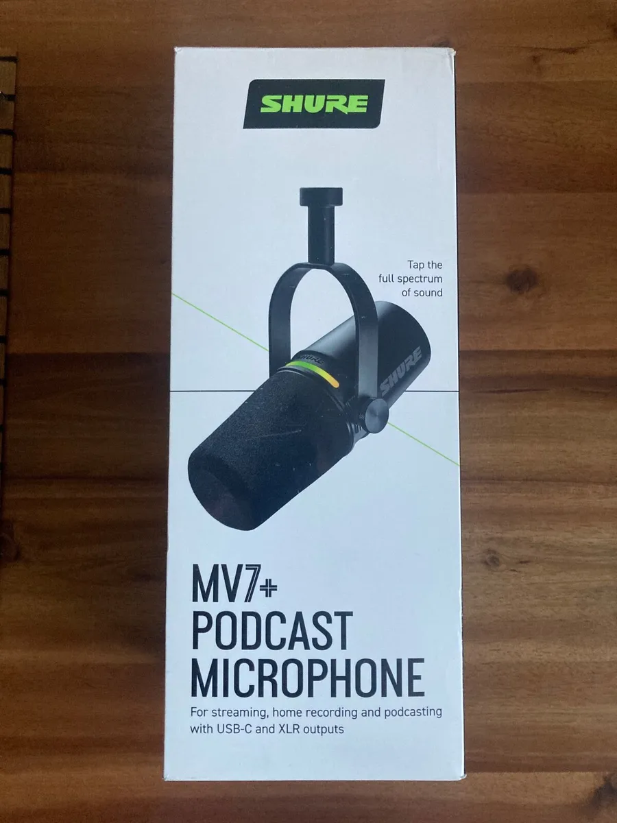 Shure MV7+ Podcasting microphone - Image 1