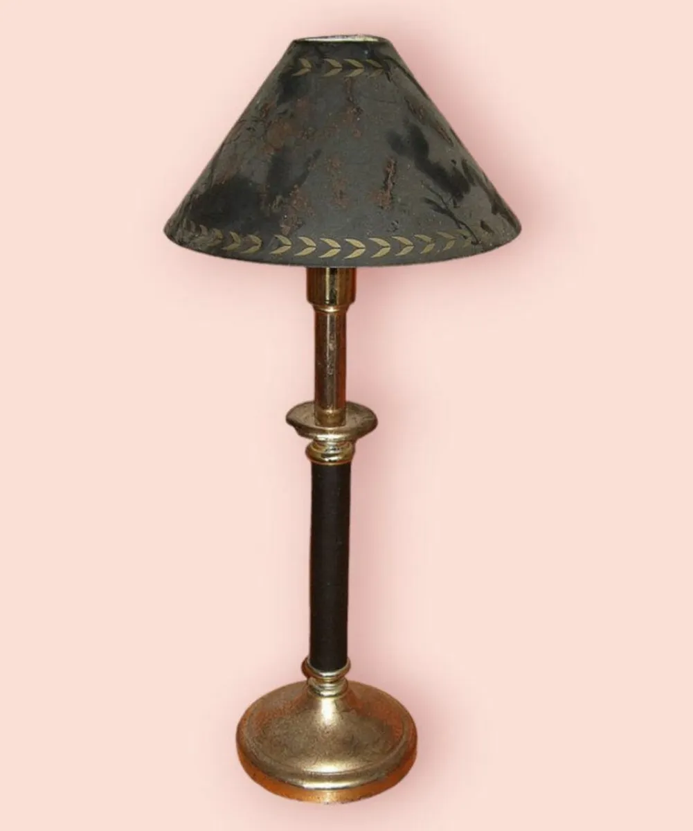Pair Of Vintage Harrods Electric Candle Lamps - Image 4