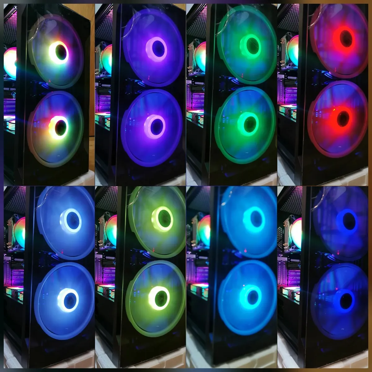 intel i7 PC GAMING COMPUTER 1 TB SSD 10 FANS LED - Image 2