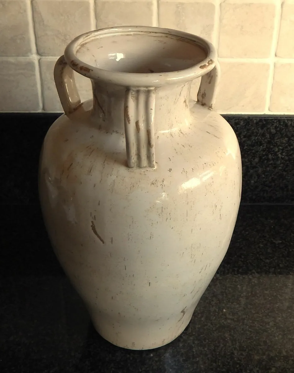 Large Stoneware Pottery Urn - Image 2