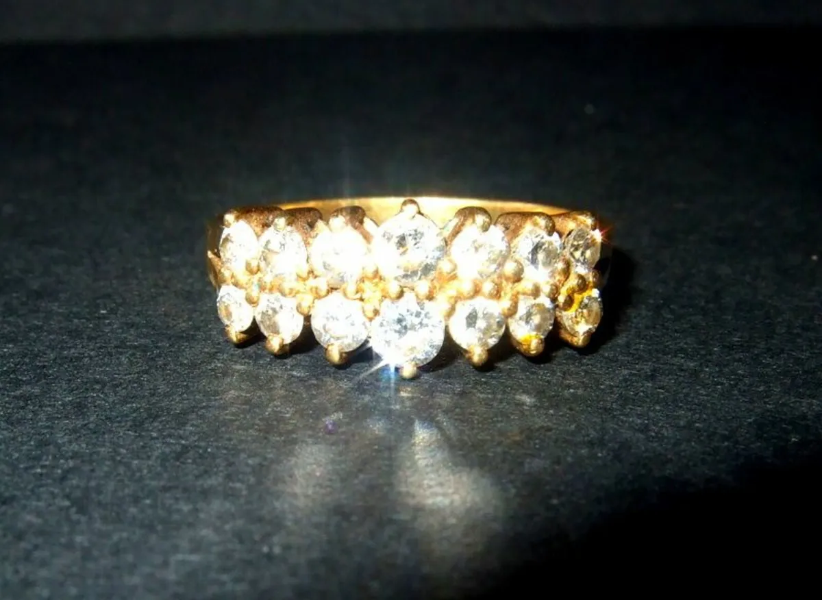 Vintage 18ct Gold & Diamond Ring - Image 4