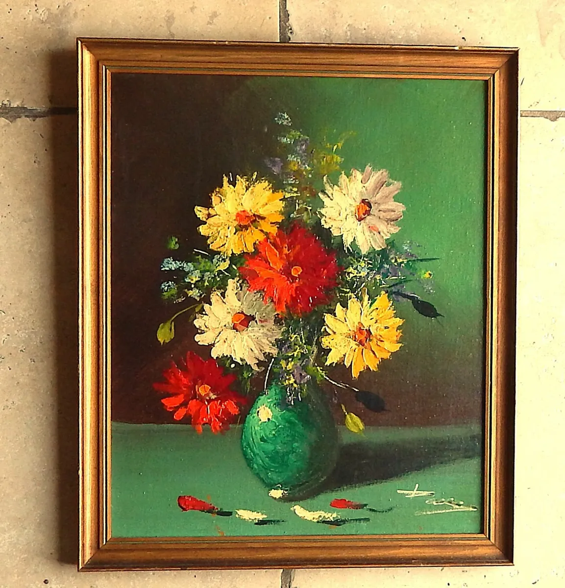 Signed Oil on Board Still Life Painting - Image 1