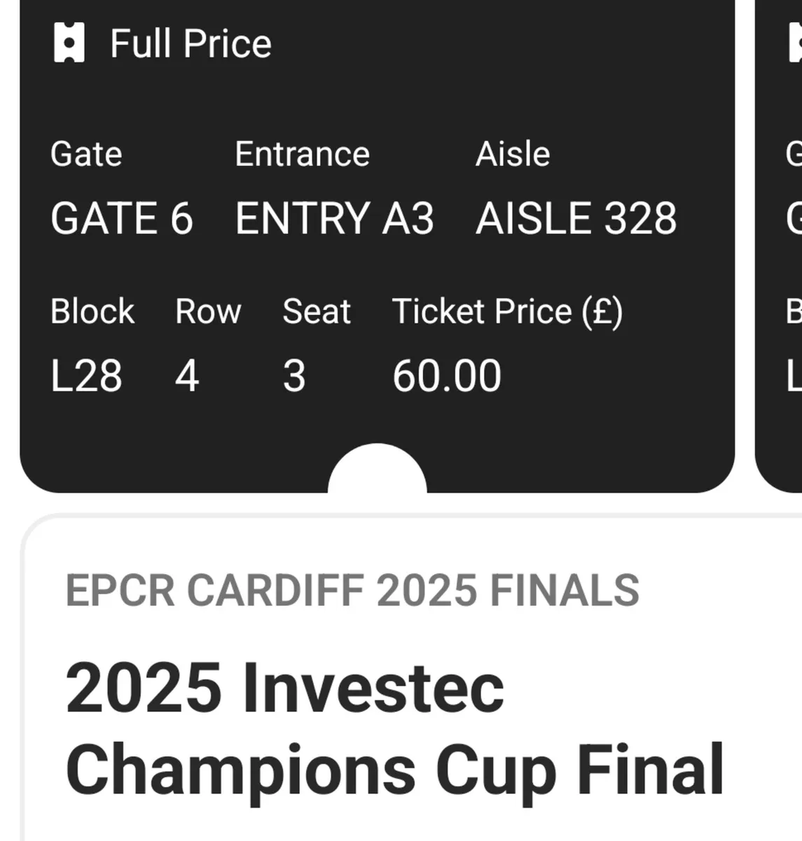 European champions cup final - Image 1
