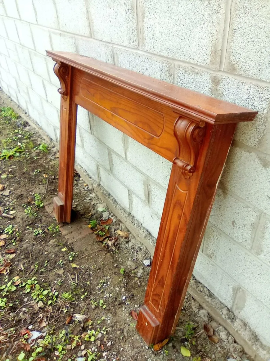 TIMBER FIRE SURROUND - Image 1