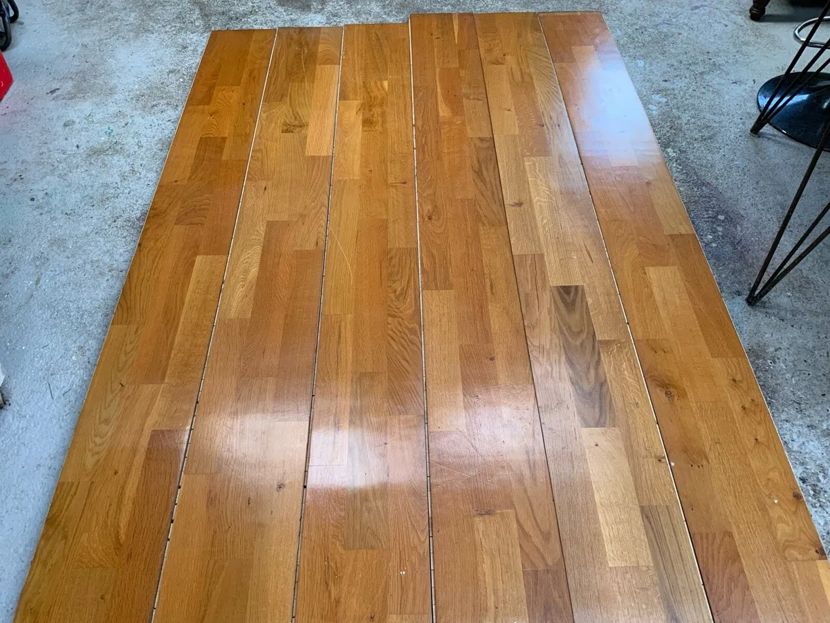 Oak engineered flooring - Image 1