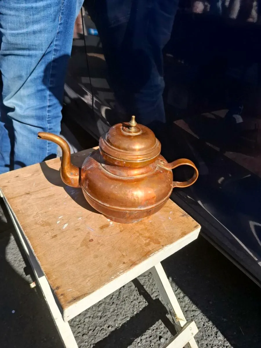 Copper tea pot - Image 1