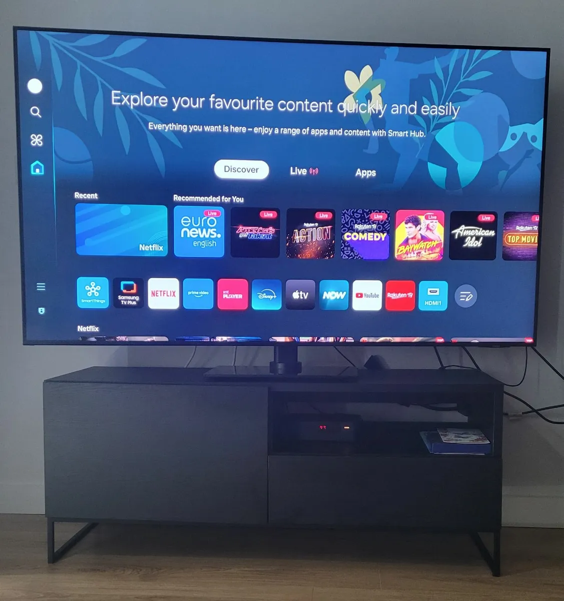 Samsung 65" Crystal UHD 4K HDR Smart TV - Image 1