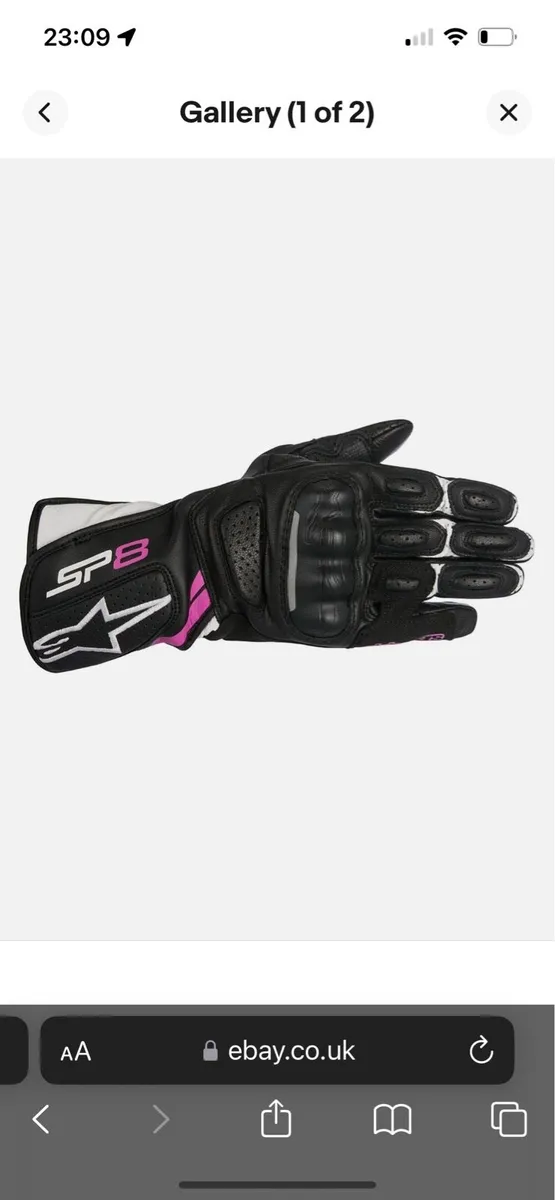 Alpinestars SP8 STELLA Motorcycle Gloves Women’s - Image 2