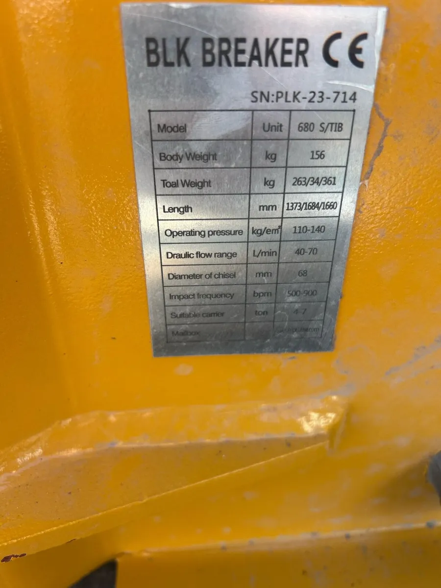 Selection of Breakers & Compaction plates - Image 3