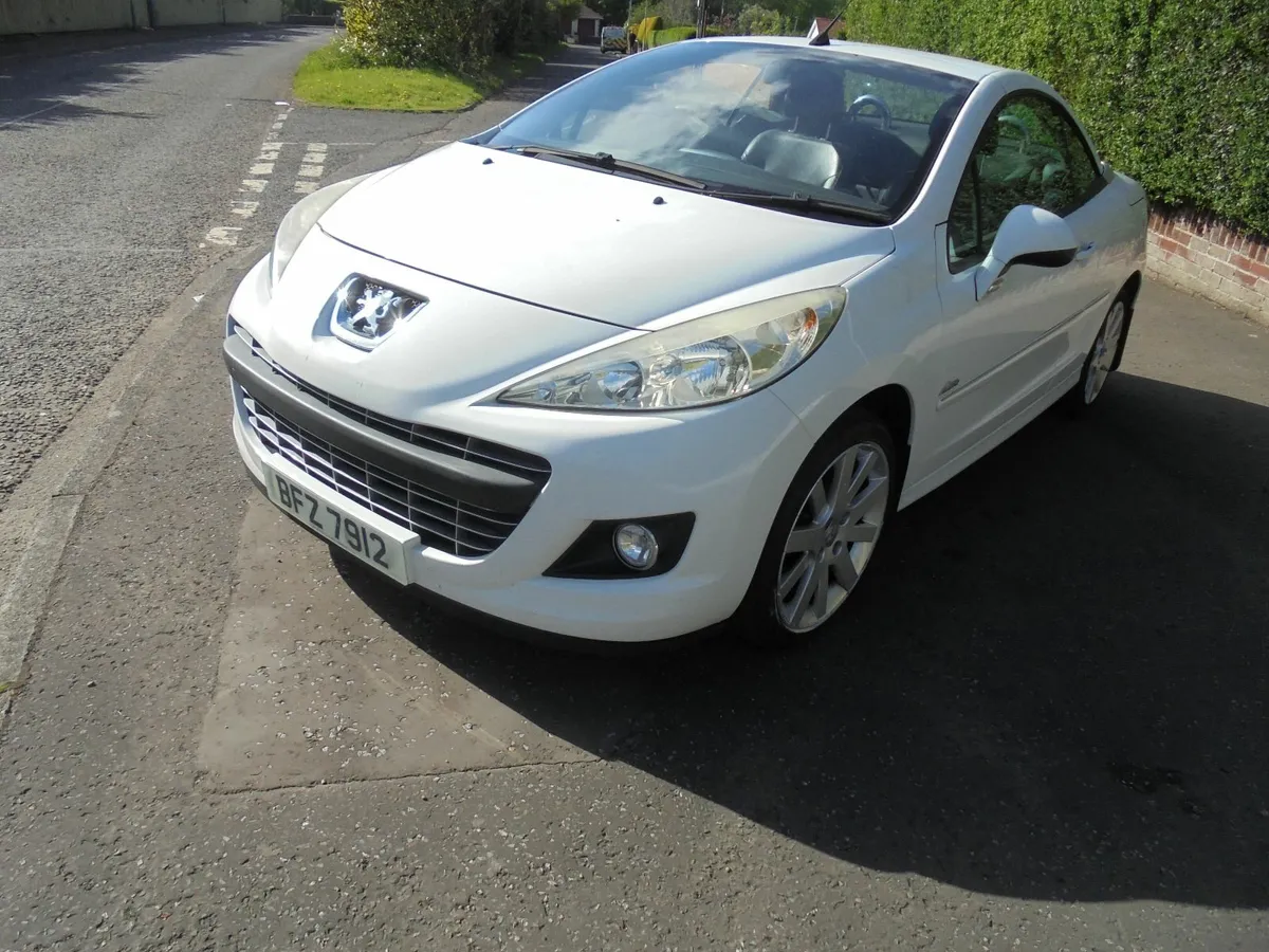 2010 Peugeot 207 CC 1.6 petrol,  manual  mot'd - Image 2