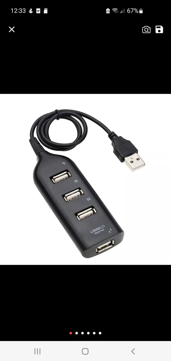 4 Port USB Hub Splitters - Image 1