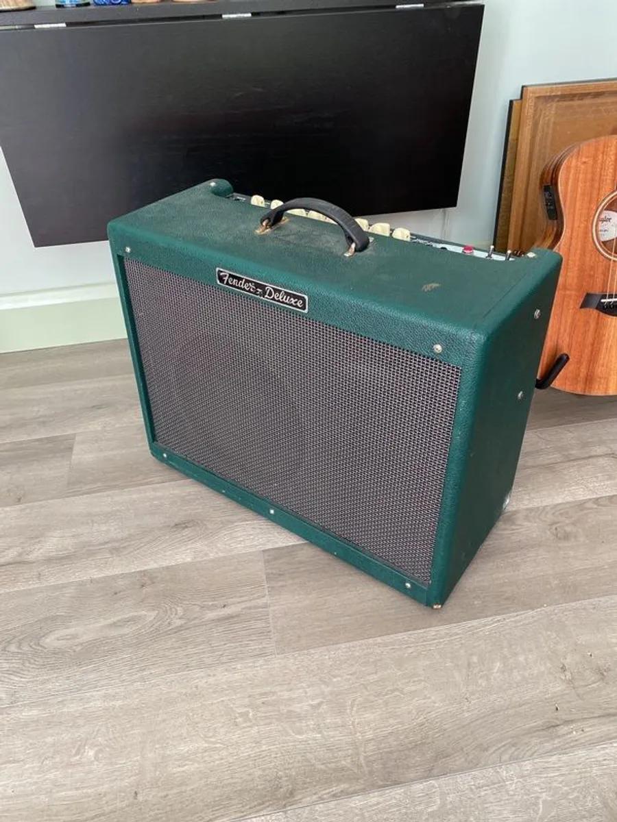 Fender PR 246 Limited Edition Hot Rod Deluxe Tube Guitar Combo Amplifier - Green - Image 1