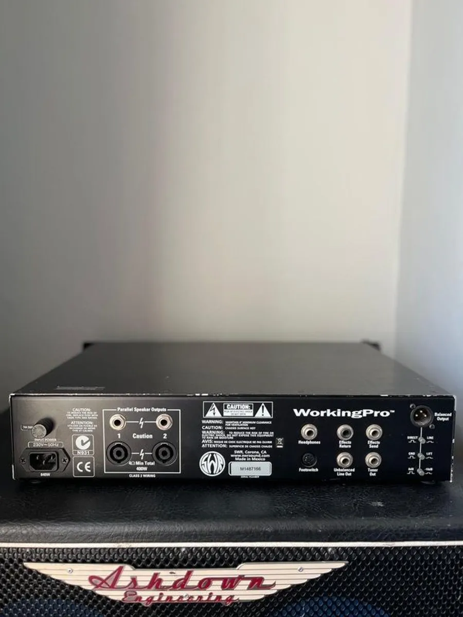 SWR working pro 400 bass amp - Image 4
