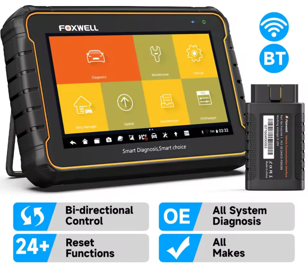 FOXWELL GT60 Bluetooth bidirectional OBD2 - Image 1