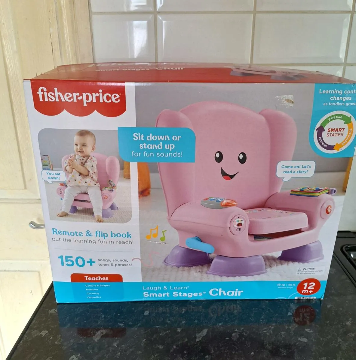 Fisher Price smart stages pink chair - Image 1