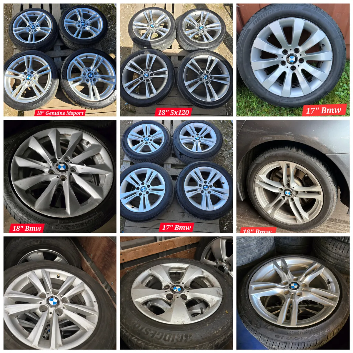 Sets of 5x120 Alloys for Sale 16"-18" Bmw, T5,T6 . - Image 1