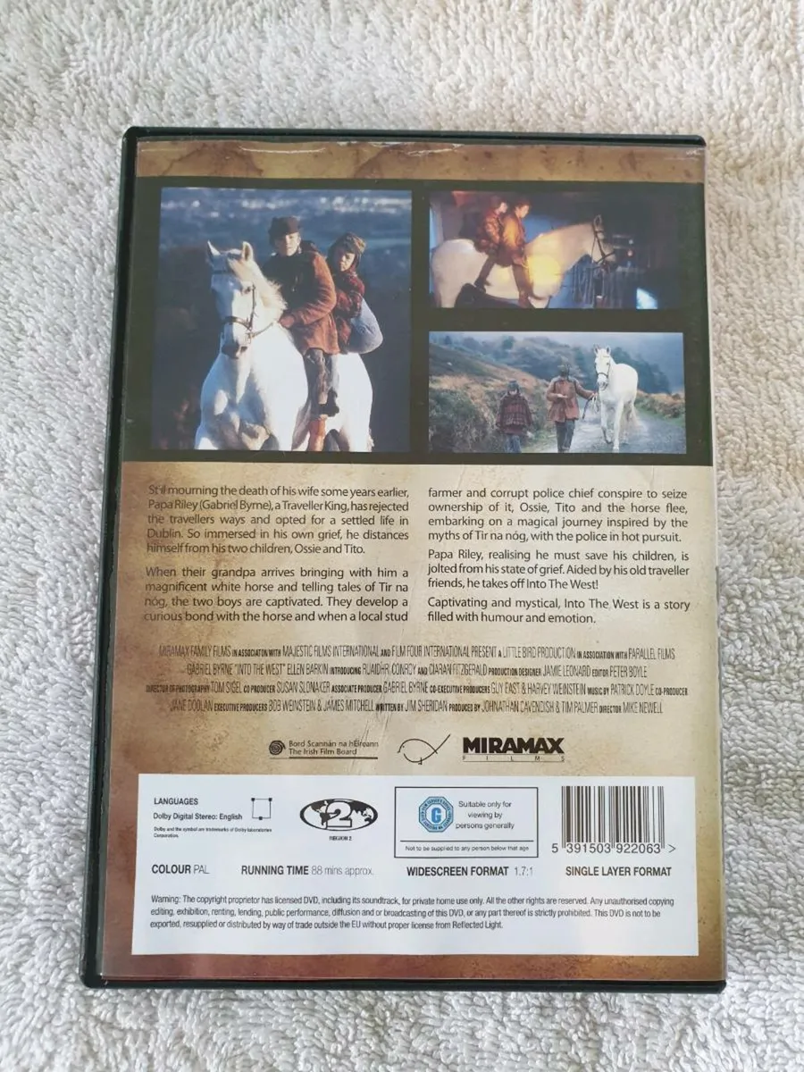 Into The West DVD Jim Sheridan Gabriel Byrne - Image 2