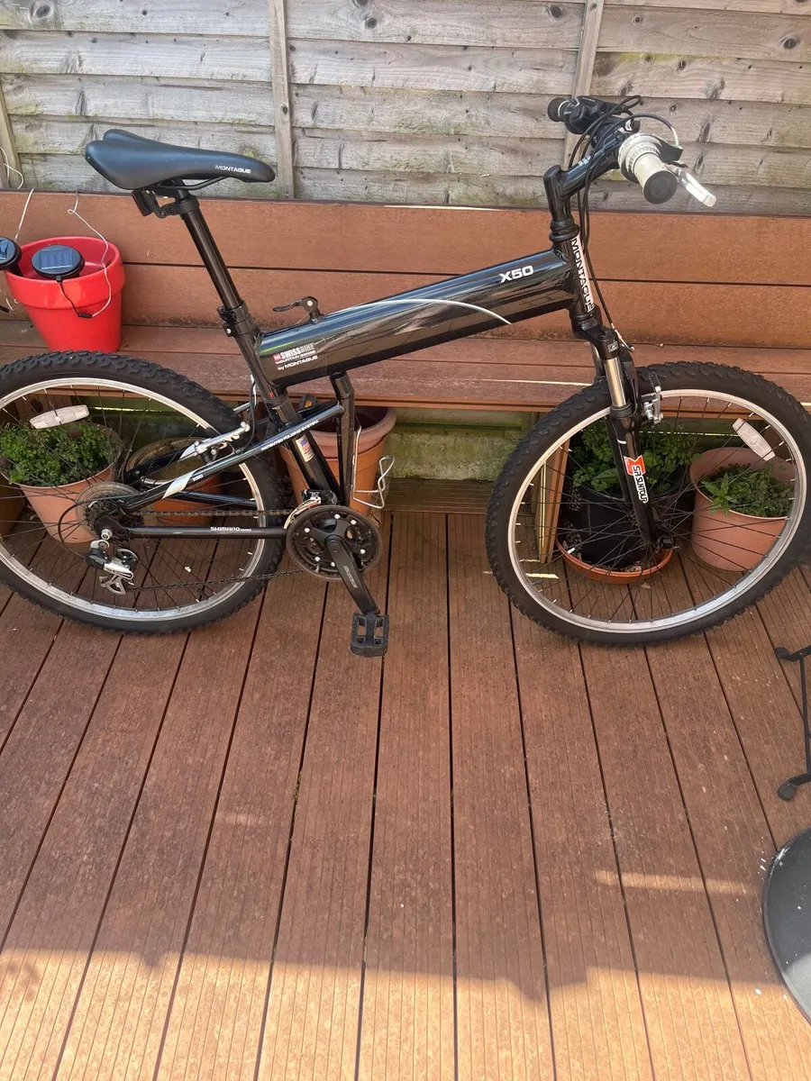 Folding bike Montagne x50 second hand - Image 2
