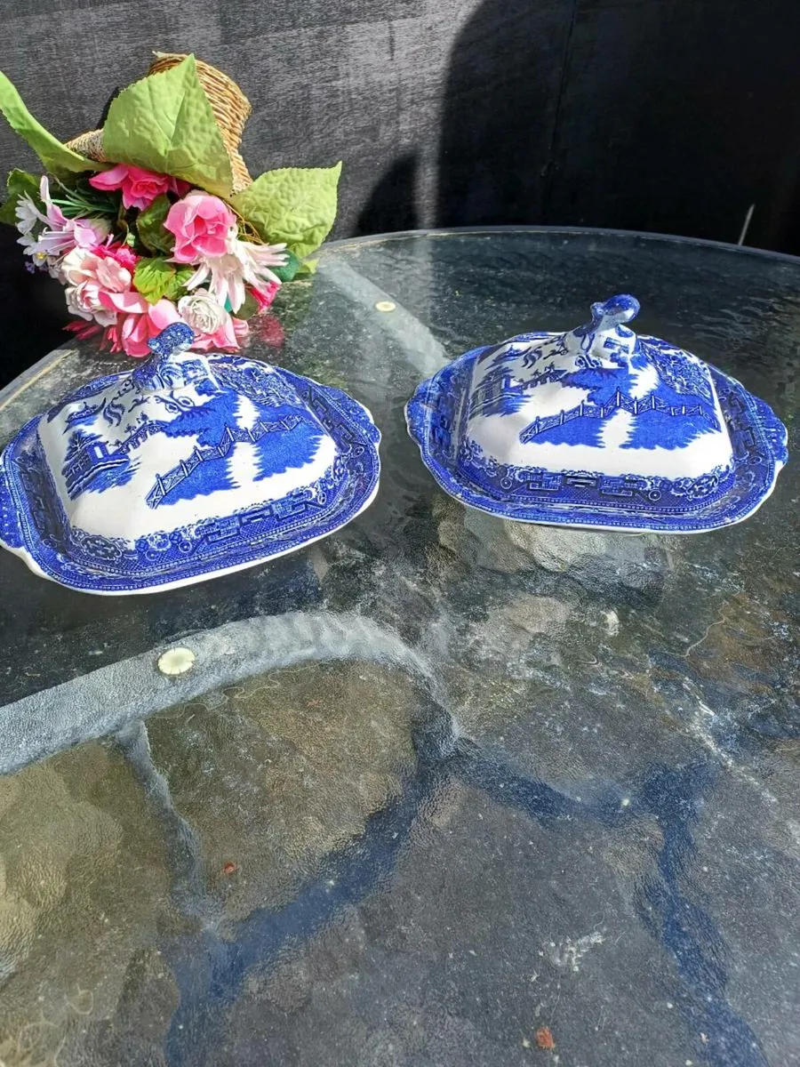 Antique Adderley Soup Dishes - Image 1