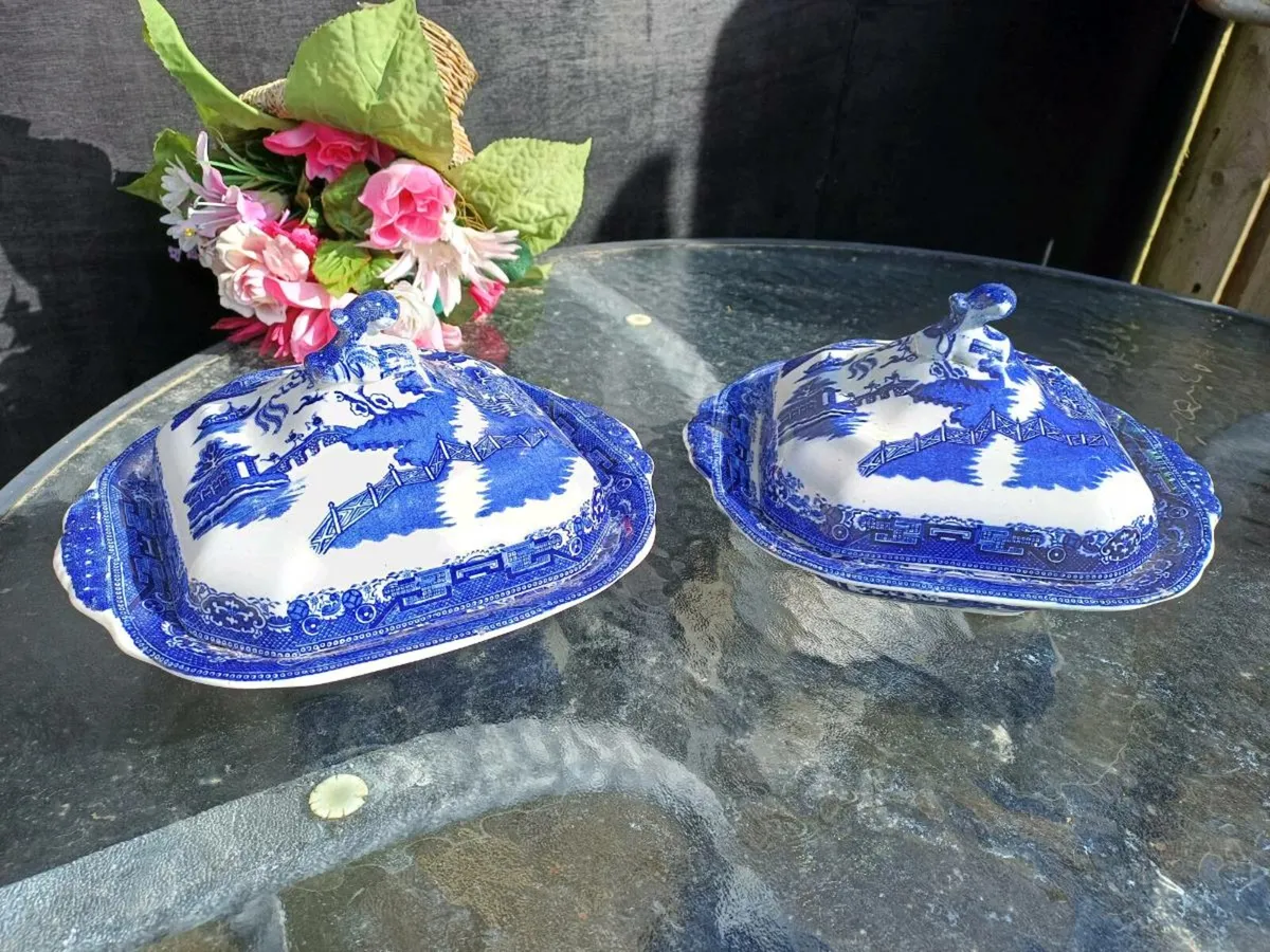 Antique Adderley Soup Dishes - Image 2