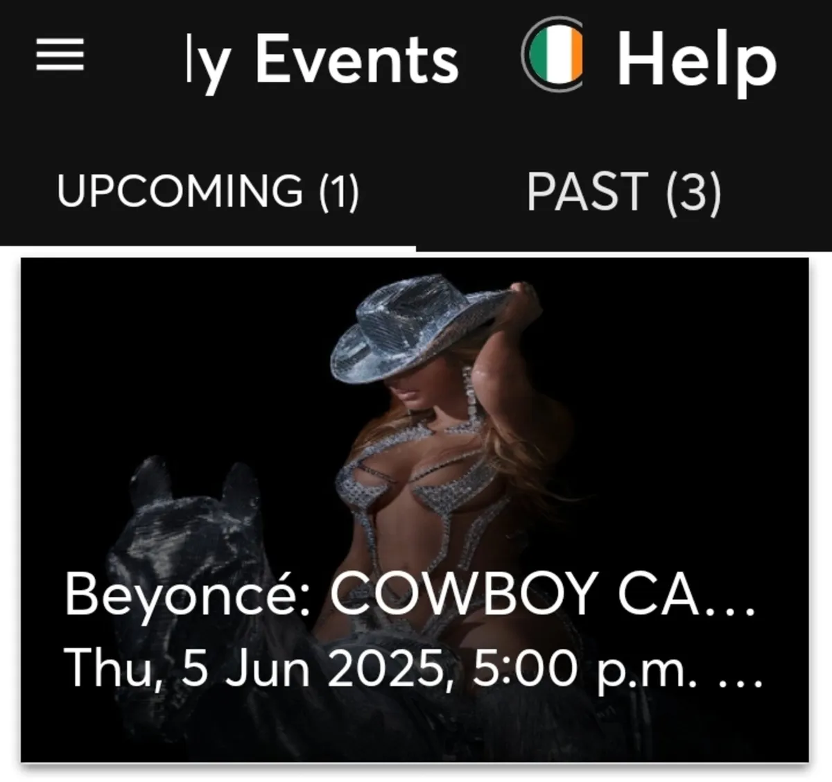 Beyonce tickets