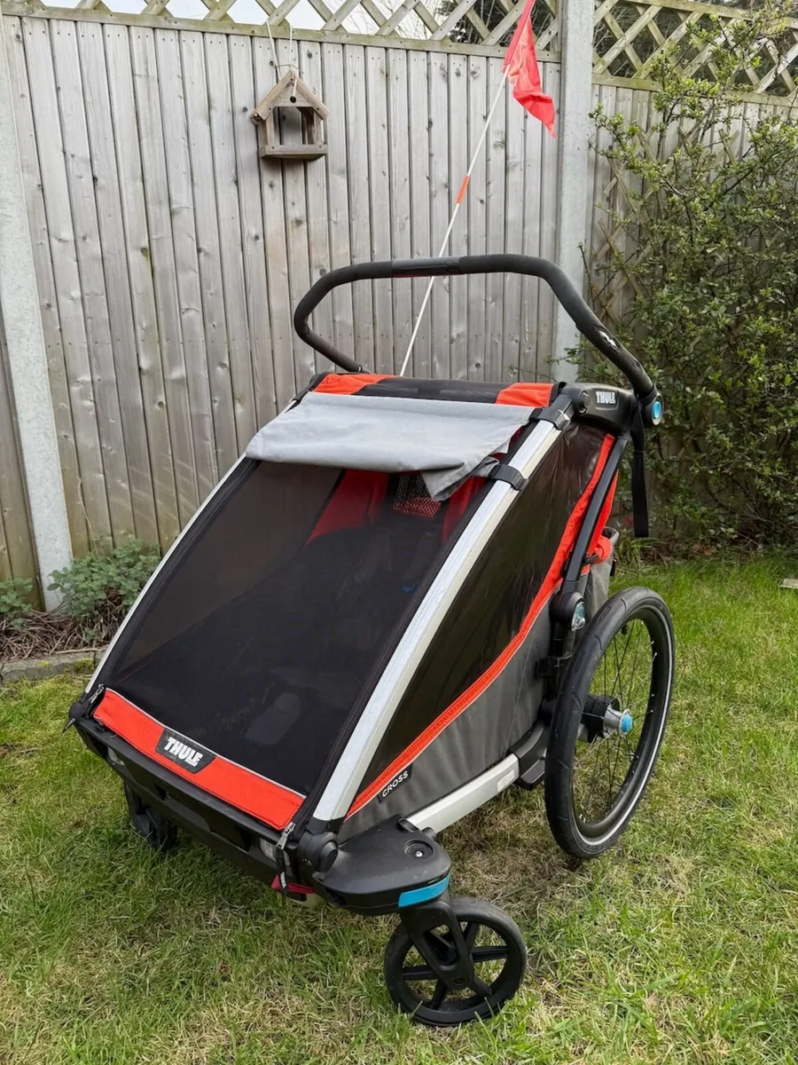 Thule Chariot Cross 2 double including infant slin - Image 1