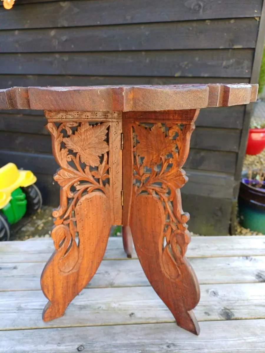 1960s Indian Side Table - Image 2