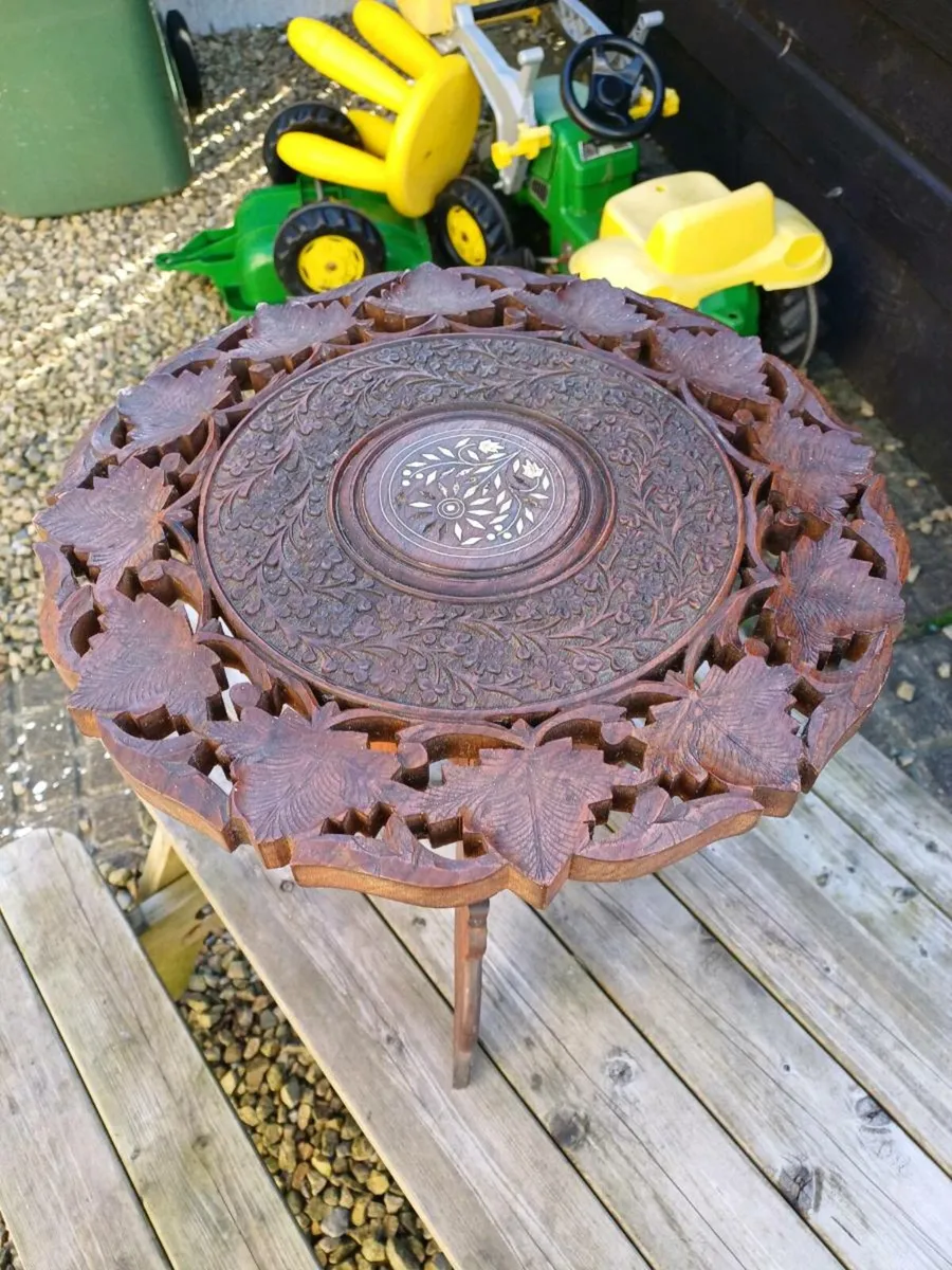 1960s Indian Side Table - Image 4