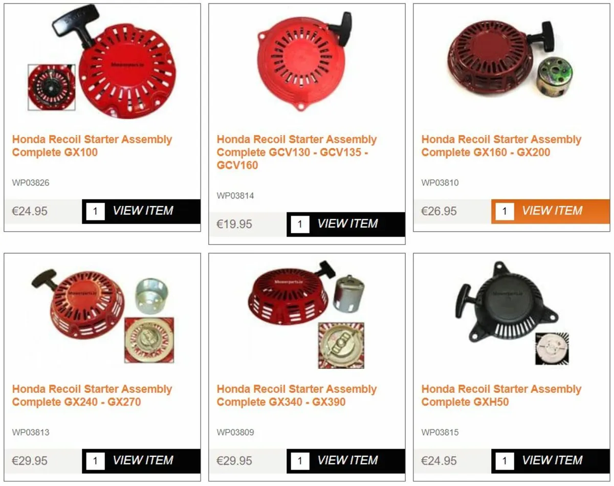 Honda Spare Parts - Image 1