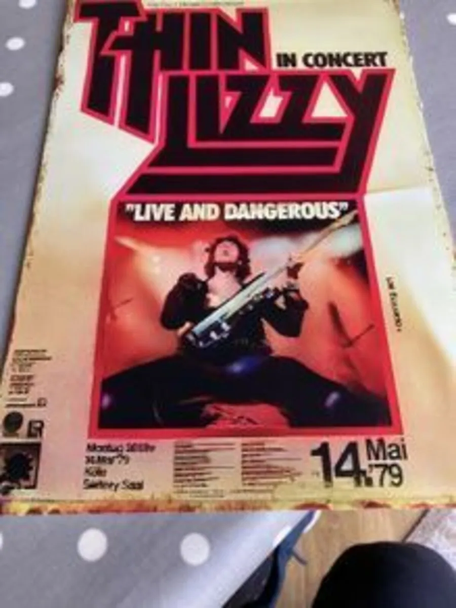 Phil Lynott/Thin Lizzy Metal Wall Plaque