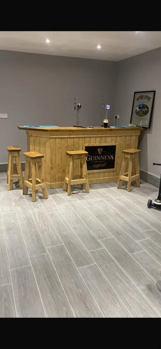 Hand Crafted Home Bars Suitable For Guinness Beer - Image 2