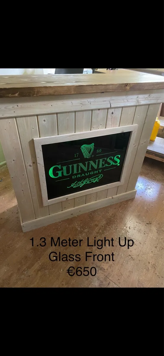 Hand Crafted Home Bars Suitable For Guinness Beer - Image 3