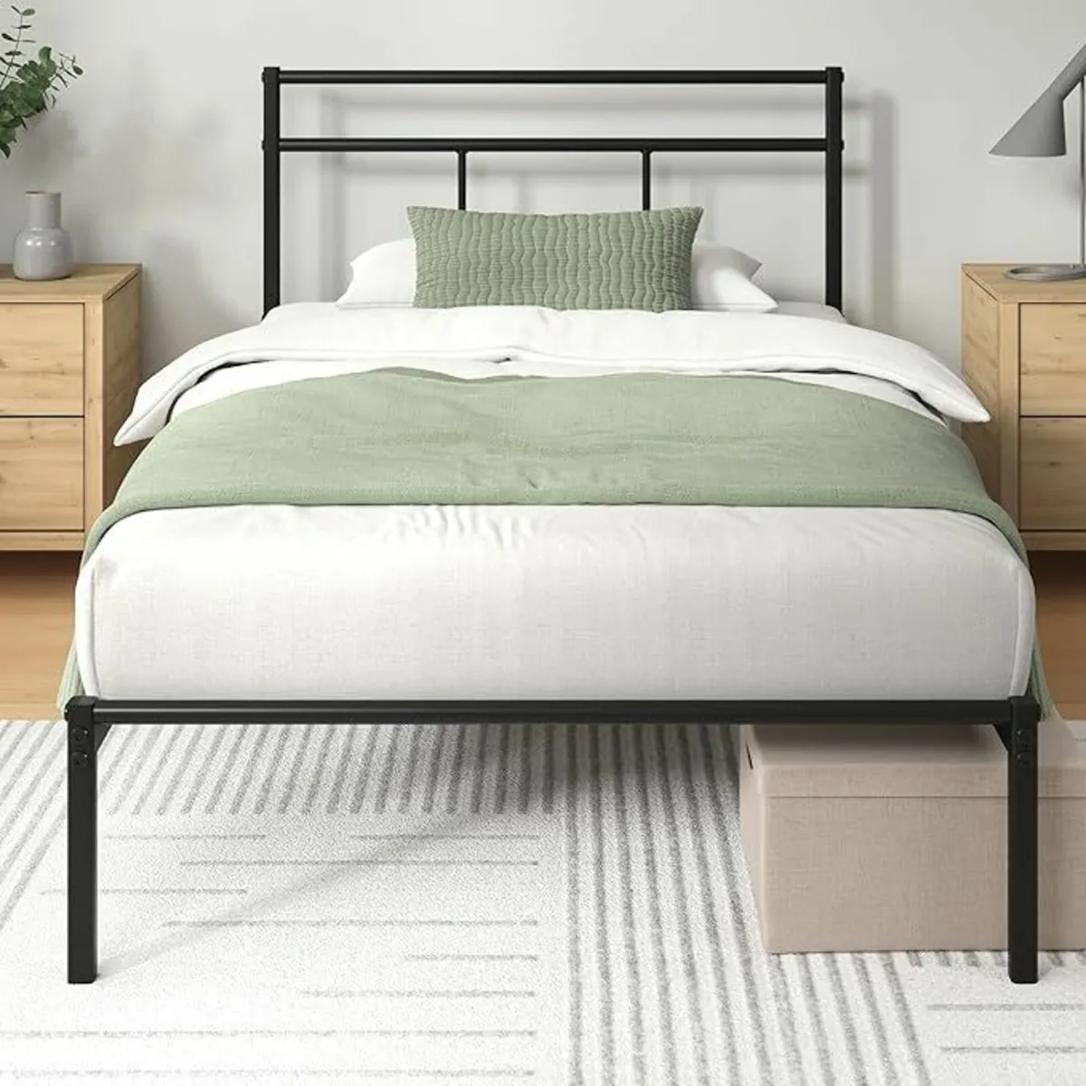 Single Bed Frame – Bed 190x90 cm – 30cm Height - Image 1