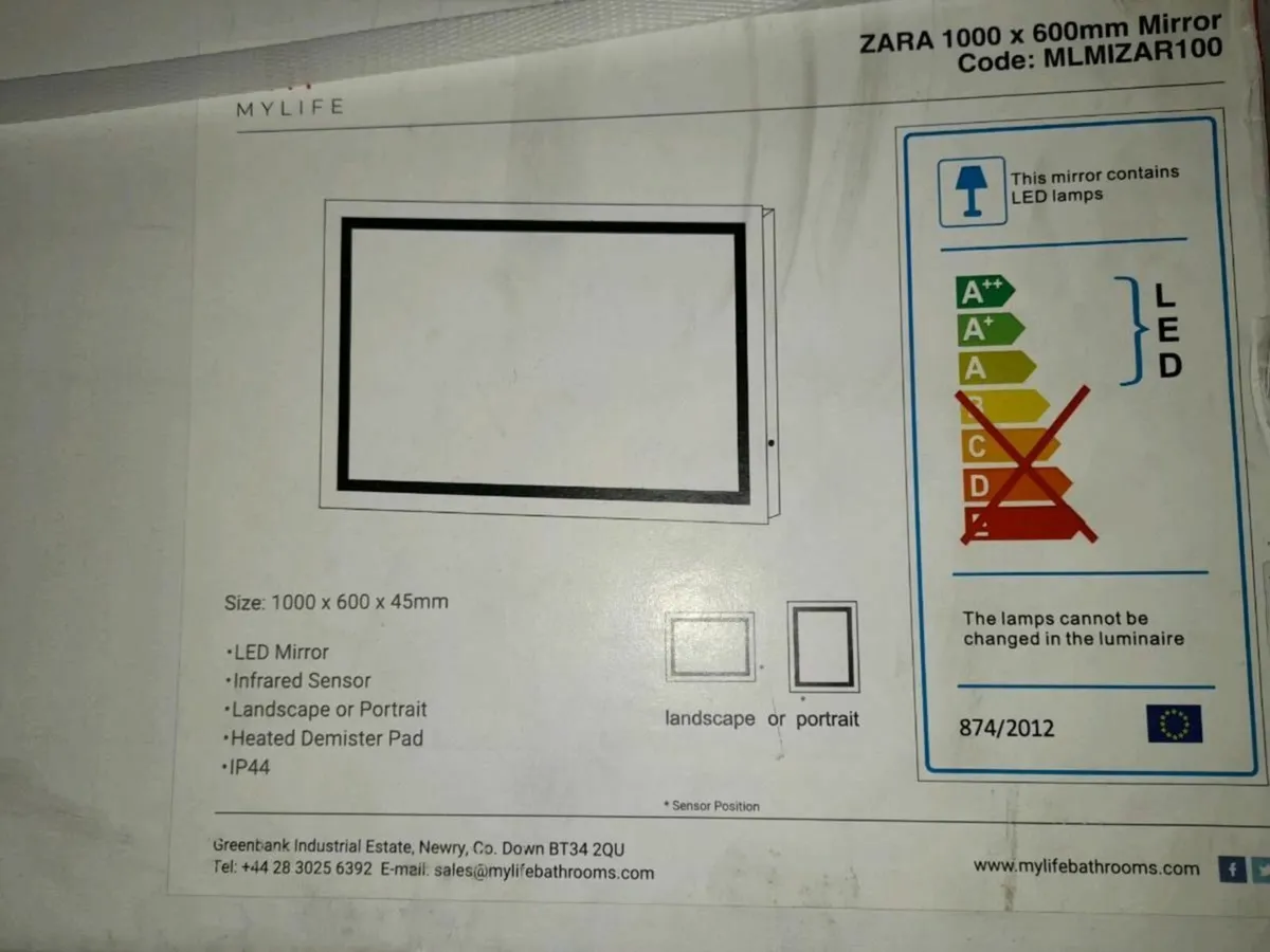 NEW - ZARA LED MIRROR - Image 4