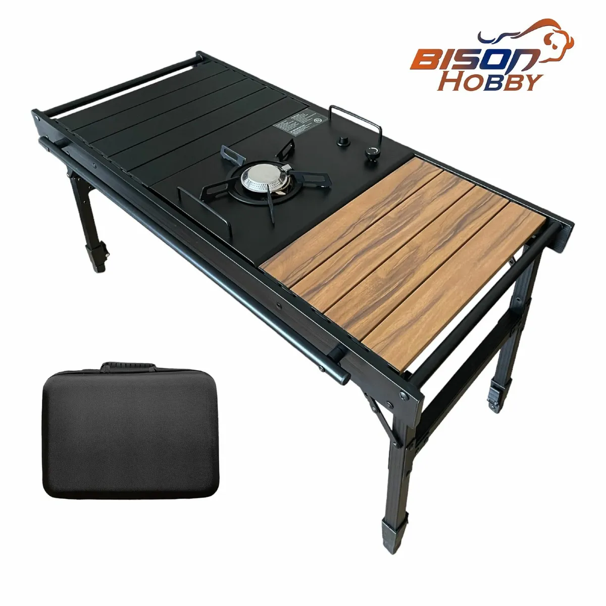 Camping table + Gas Stove - Image 1