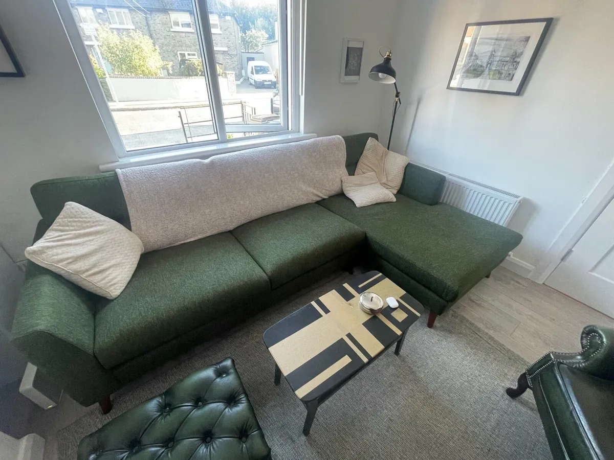 Almost New L-Shaped Couch / Corner Sofa - Image 2