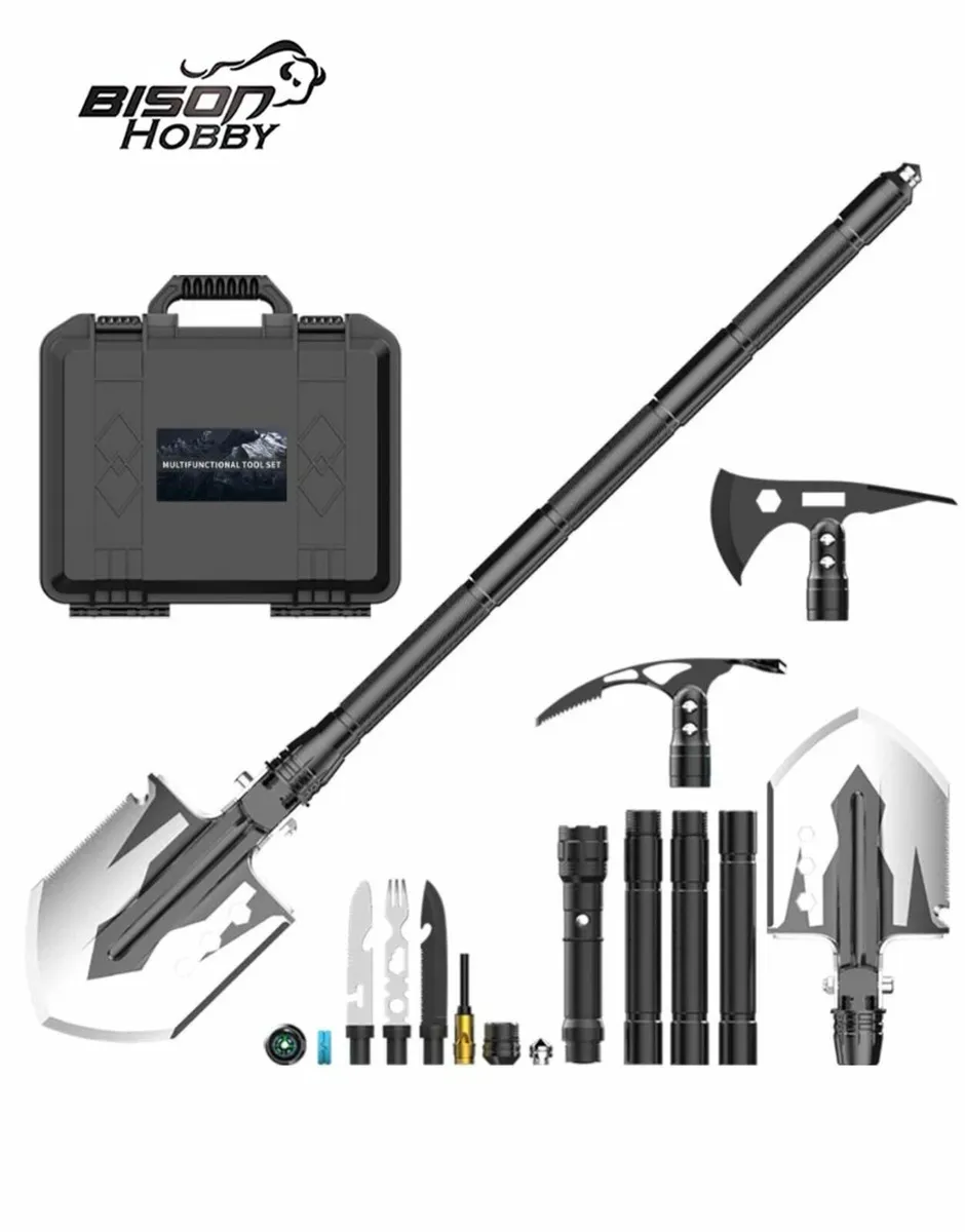 Multifunctional folding shovel and axle kit - Image 3